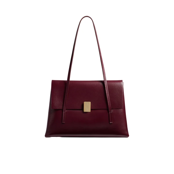Soft Blake Shoulder Bag in Bordeaux