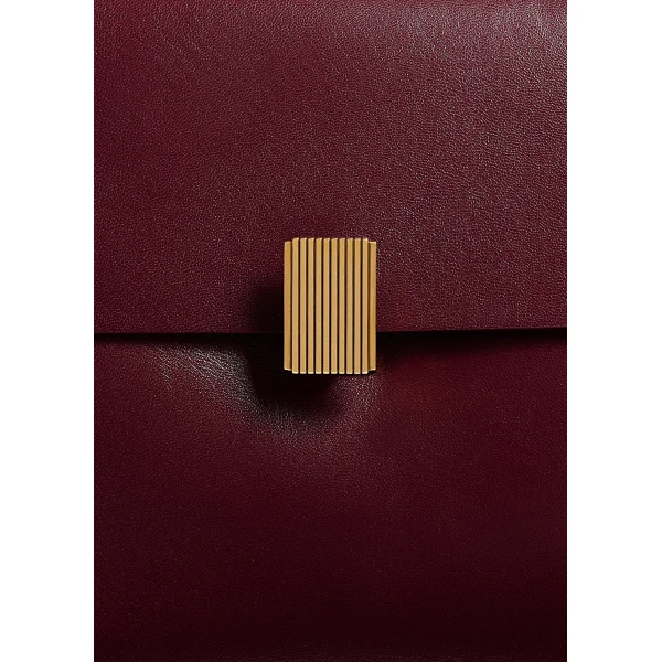 Khaite Soft Blake Shoulder Bag in Bordeaux | Shoulder & Crossbody Bags | Coveti