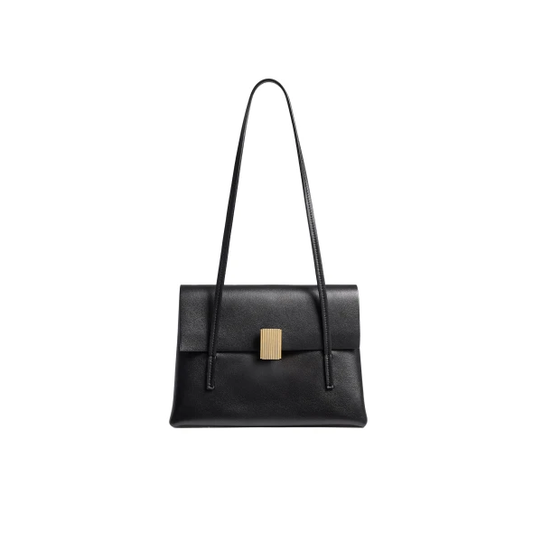 Soft Blake Small Shoulder Bag in Black