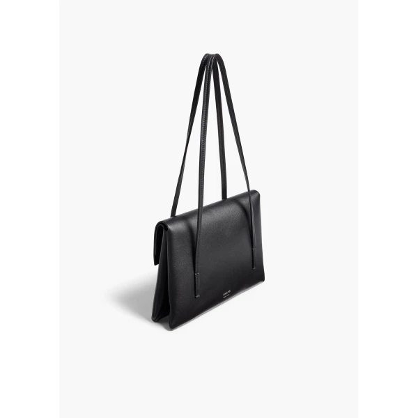 Khaite Soft Blake Small Shoulder Bag in Black | Shoulder & Crossbody Bags | Coveti