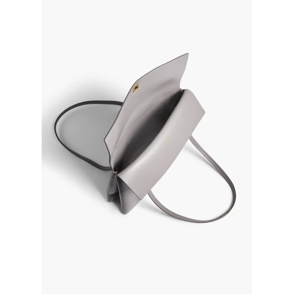 Khaite Soft Blake Small Shoulder Bag in Dark Haze | Shoulder & Crossbody Bags | Coveti