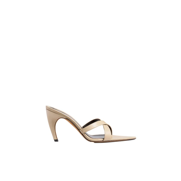 Khaite Sophie Sandal in Taupe | Sandals | Coveti