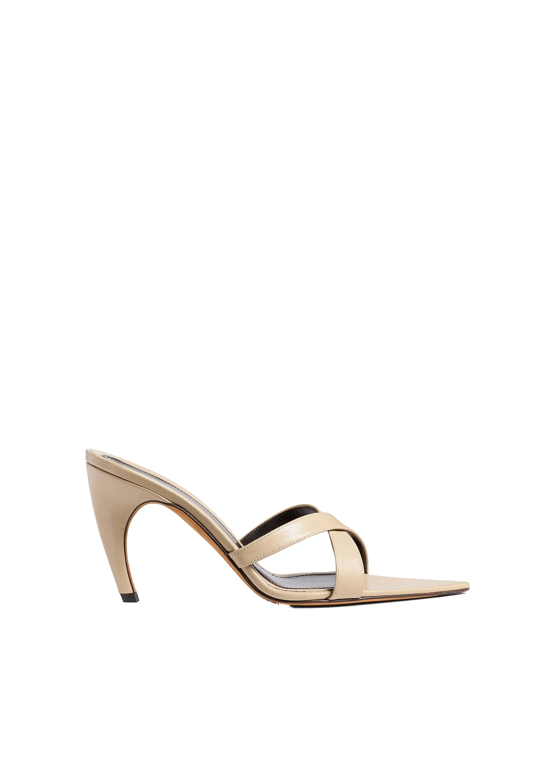 Khaite Sophie Sandal in Taupe 0 Khaite Sophie Sandal in Taupe | Sandals | Coveti