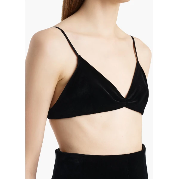 Talita Top in Black Velvet - Image 5