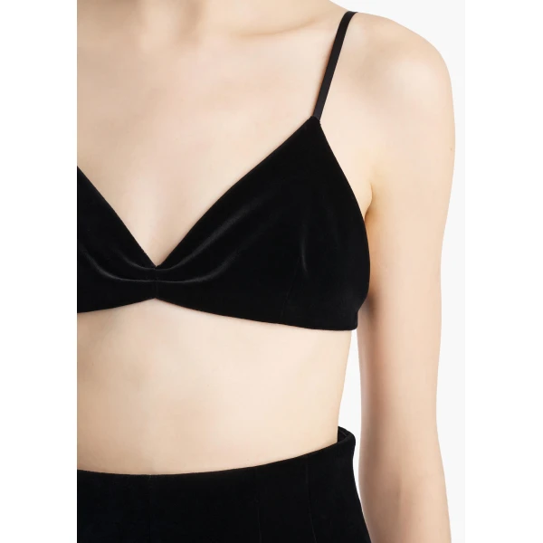 Talita Top in Black Velvet - Image 6