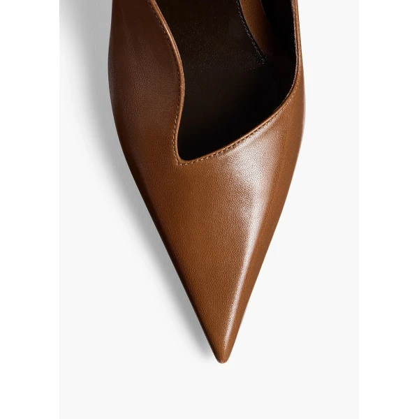 Khaite Vivien Pump in Cigar | Heels | Coveti