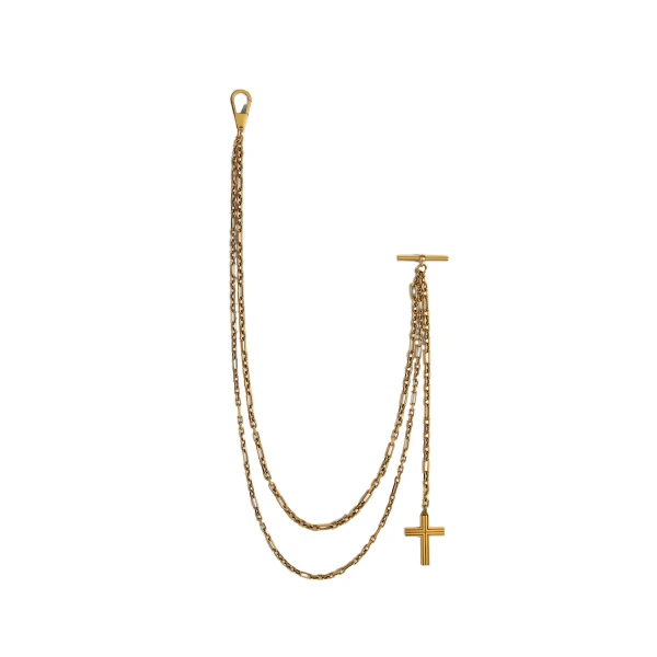Khaite Wallet Chain in Antique Gold