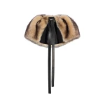 Khaite Zizi Cape in Natural Shearling | Jackets | Coveti