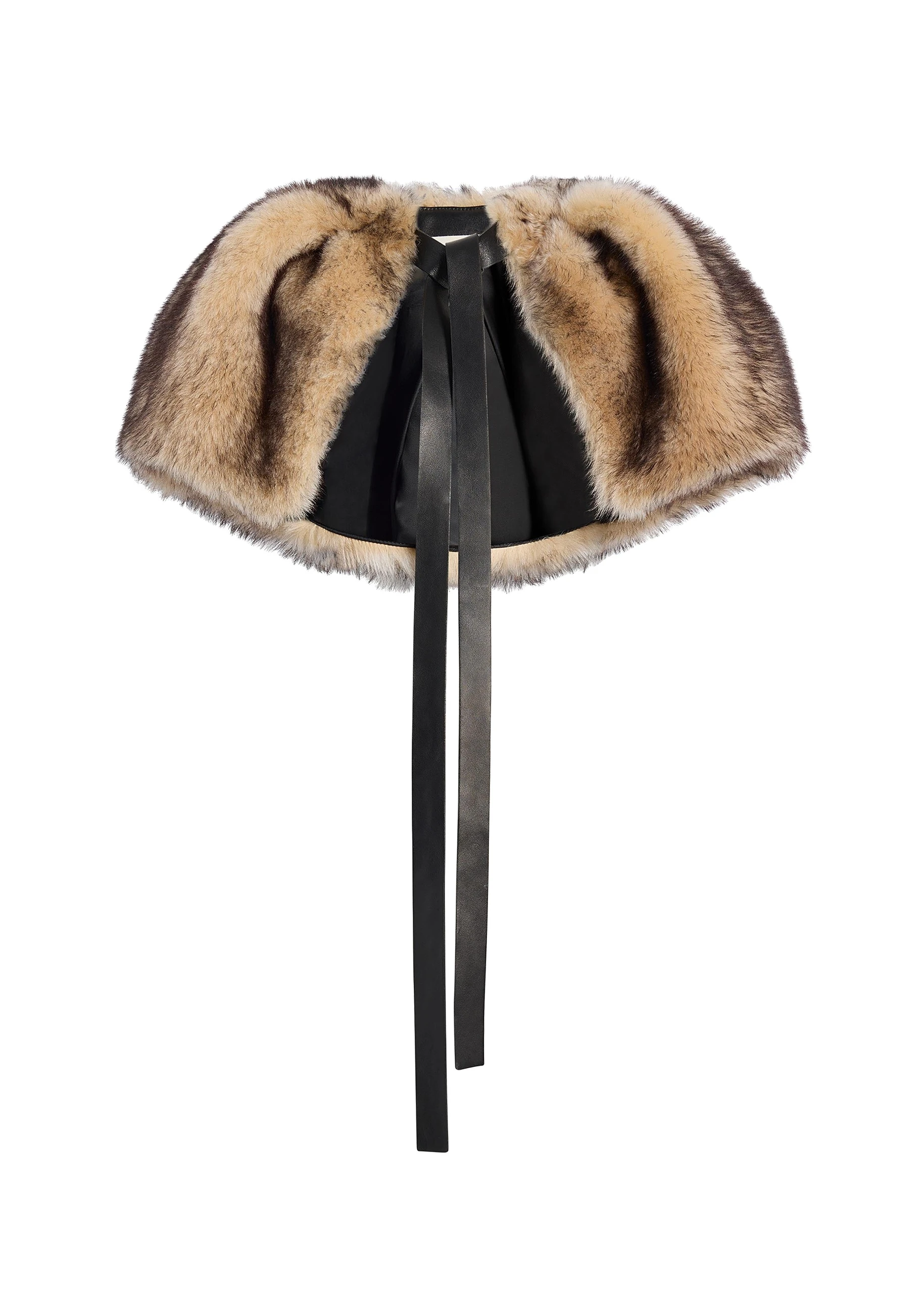 Khaite Zizi Cape in Natural Shearling 0 Khaite Zizi Cape in Natural Shearling | Jackets | Coveti