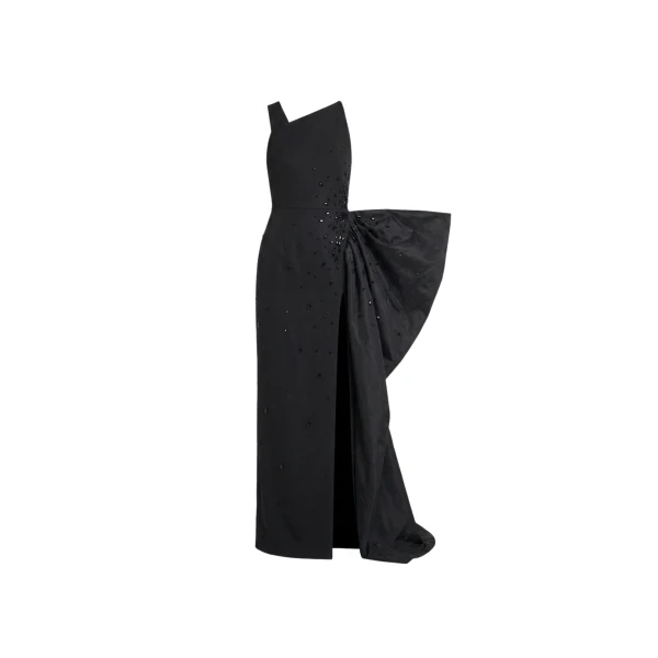 LOULOU Asymmetrical Embellished Gown | Evening Gowns | Coveti