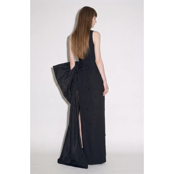 LOULOU Asymmetrical Embellished Gown | Evening Gowns | Coveti
