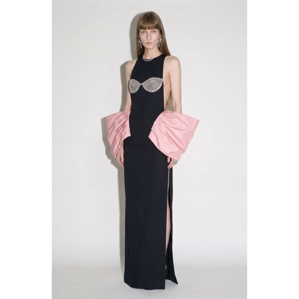 LOULOU Balloon Sleeve Gown | Evening Gowns | Coveti
