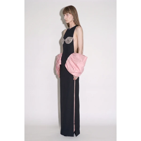 LOULOU Balloon Sleeve Gown | Evening Gowns | Coveti