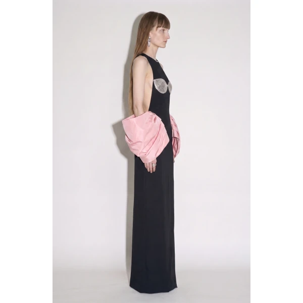LOULOU Balloon Sleeve Gown | Evening Gowns | Coveti