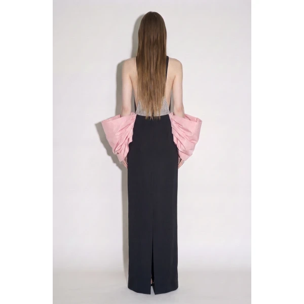 LOULOU Balloon Sleeve Gown | Evening Gowns | Coveti