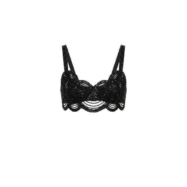 Beaded Scalloped Bralette