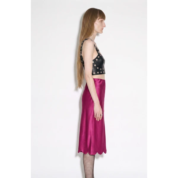 LOULOU Black Leather Top | Tops | Coveti