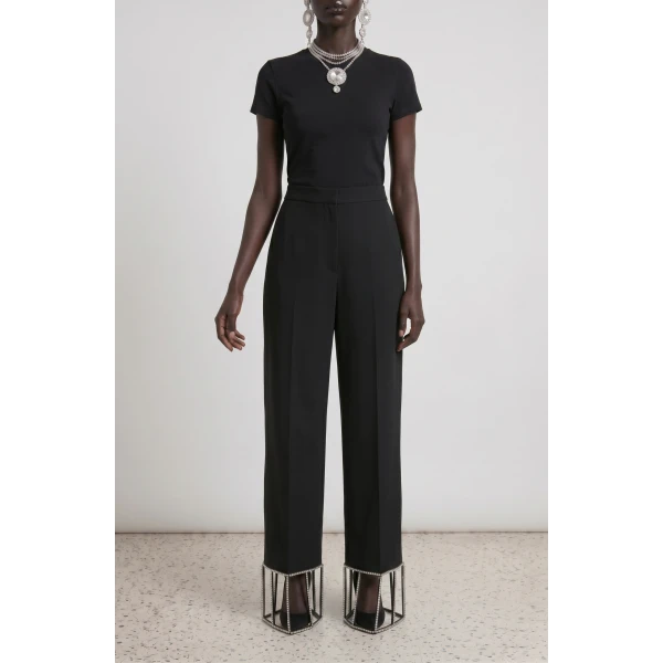 LOULOU Boarding Pass Trousers | Tailored pants | Coveti