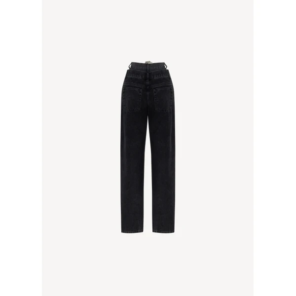 LOULOU Butterfield 8 Denim Trousers | Tailored pants | Coveti