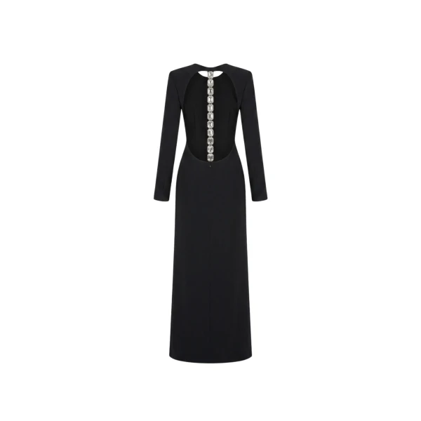 LOULOU Crepe Maxi Dress | Maxi Dresses | Coveti