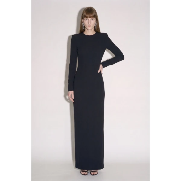 LOULOU Crepe Maxi Dress | Maxi Dresses | Coveti