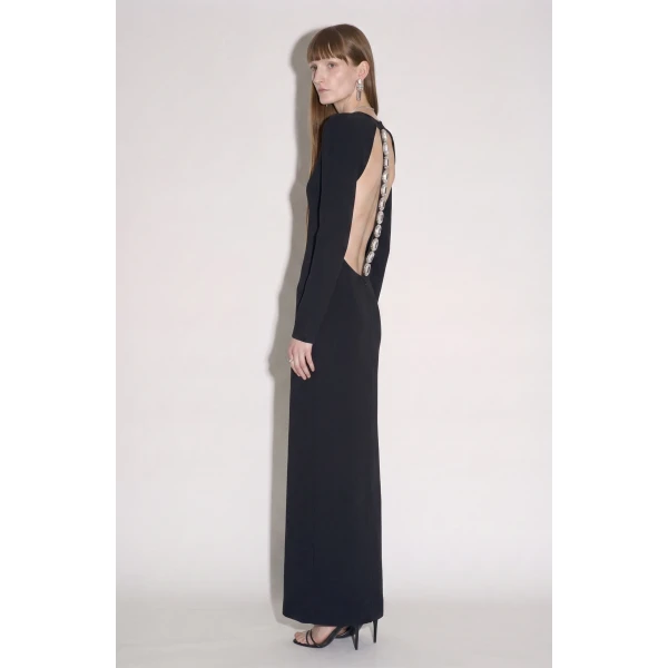 LOULOU Crepe Maxi Dress | Maxi Dresses | Coveti