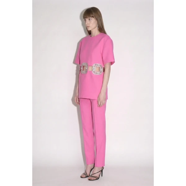 LOULOU Cropped Tailored Trousers | Tailored pants | Coveti