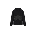 LOULOU Crystal Corset Zip Hoodie | Hoodies | Coveti