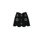 LOULOU Crystal Cut-Out Mini Skirt | Mini Skirts | Coveti