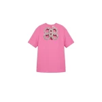 LOULOU Crystal Cutout Mini Dress in Fuchsia Crepe | Mini Dresses | Coveti