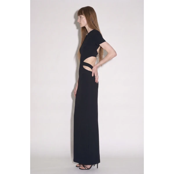 LOULOU Crystal-Embellished Cutout Maxi Dress | Maxi Dresses | Coveti