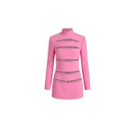 LOULOU Crystal Slash Mini Dress 0 LOULOU Crystal Slash Mini Dress | Mini Dresses | Coveti