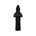LOULOU Crystal Trim Peplum Maxi Dress | Maxi Dresses | Coveti