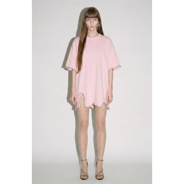 LOULOU Crystal-Trim T-Shirt | T-shirts | Coveti