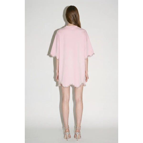 LOULOU Crystal-Trim T-Shirt | T-shirts | Coveti