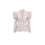 LOULOU Crystal Tweed Blazer | Blazers | Coveti