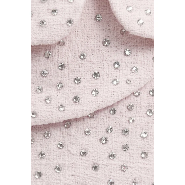 LOULOU Crystal Tweed Blazer | Blazers | Coveti
