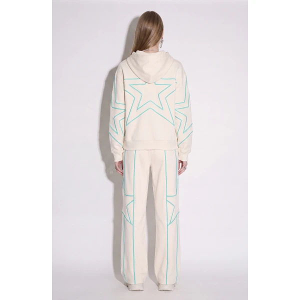 LOULOU Embroidered Star Sweatpants | Sweatpants | Coveti