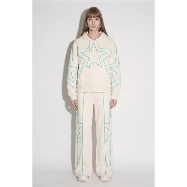 LOULOU Embroidered Star Sweatpants | Sweatpants | Coveti