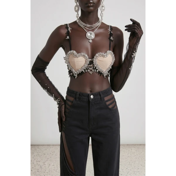 LOULOU Love Me Properly Bralette | Cropped Top | Coveti
