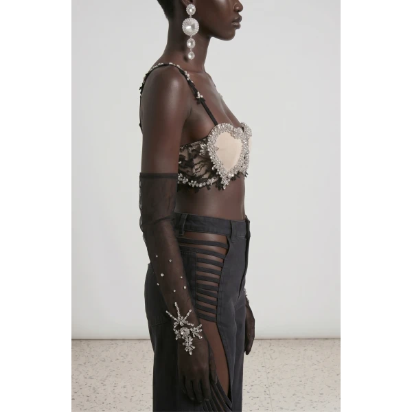 LOULOU Love Me Properly Bralette | Cropped Top | Coveti