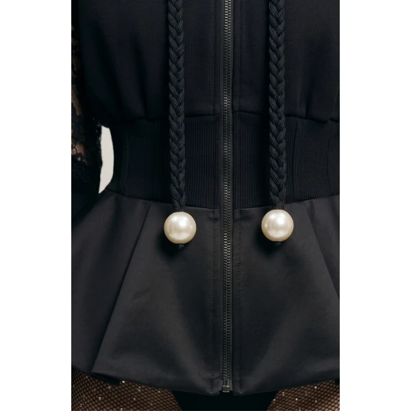 LOULOU Pearl Confession Hoodie | Hoodies | Coveti