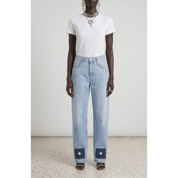 LOULOU Pearls Before Noon Jeans | Denim | Coveti