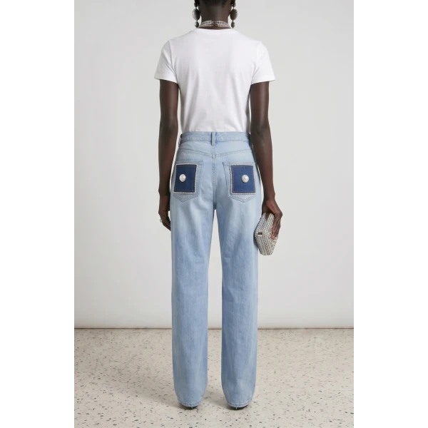 LOULOU Pearls Before Noon Jeans | Denim | Coveti