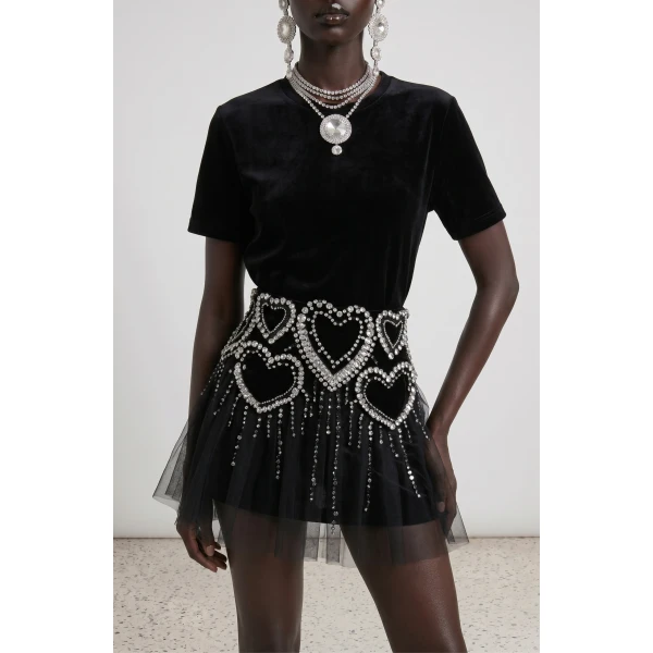 LOULOU Rich in Feelings Mini Skirt | Mini Skirts | Coveti