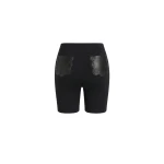 LOULOU Scalloped Leather Pocket Shorts | Shorts | Coveti