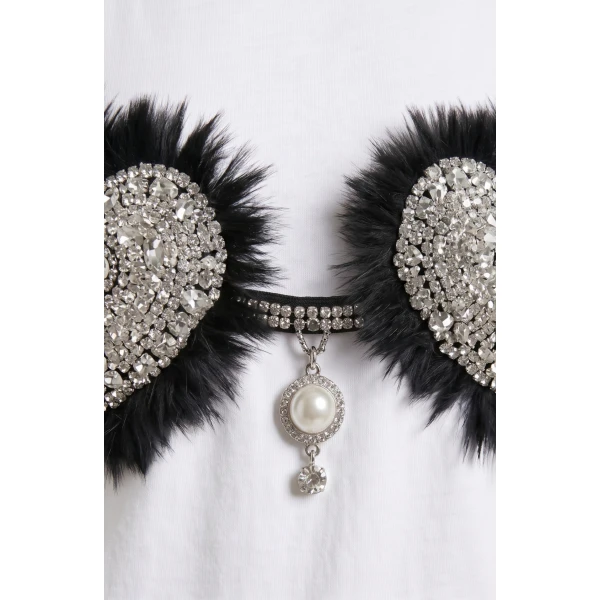 LOULOU Soft Heart T-Shirt | T-shirts | Coveti