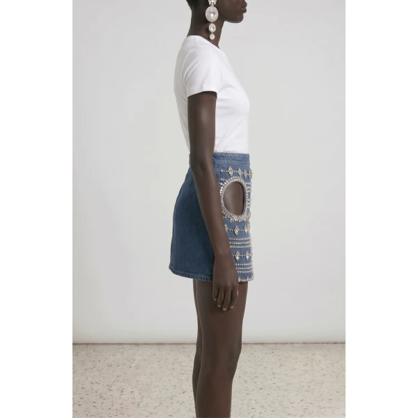 LOULOU Summer in Saint-Tropez Mini Skirt | Mini Skirts | Coveti