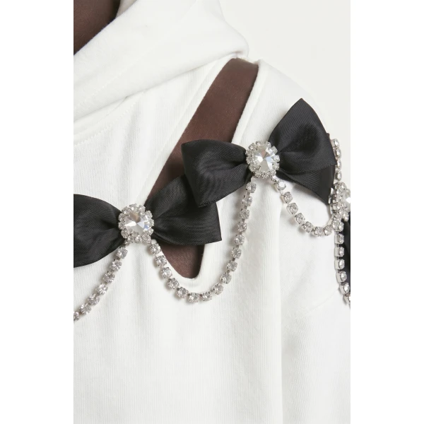 LOULOU Tie Me Closer Hoodie | Hoodies | Coveti
