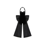 LOULOU Velvet Bow Mini Dress | Coveti